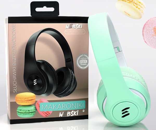 Bezprzewodowe słuchawki z radiem do smartfona tabletu