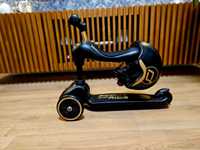 Scoot & Ride Highwaykick 1 Jeździk i hulajnoga + kask XXS-S Black&Gold