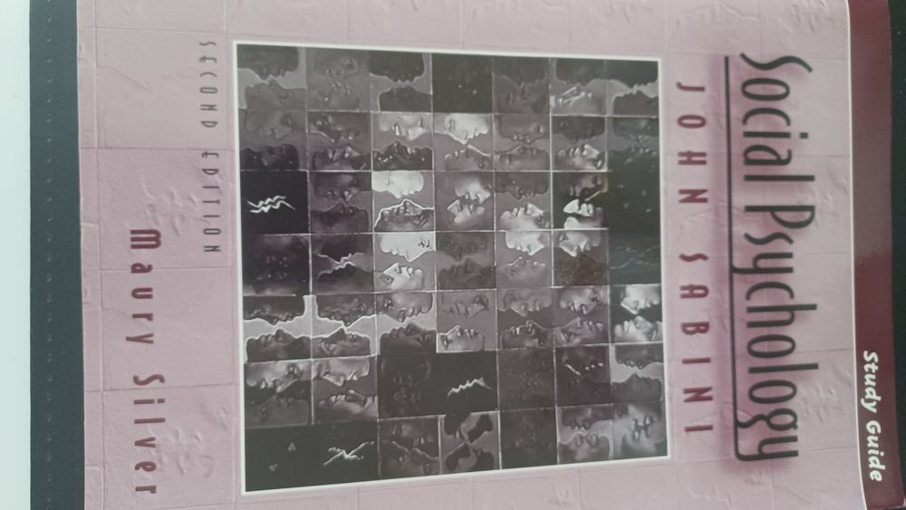 Livro "Social Psychocology" de John Sabini