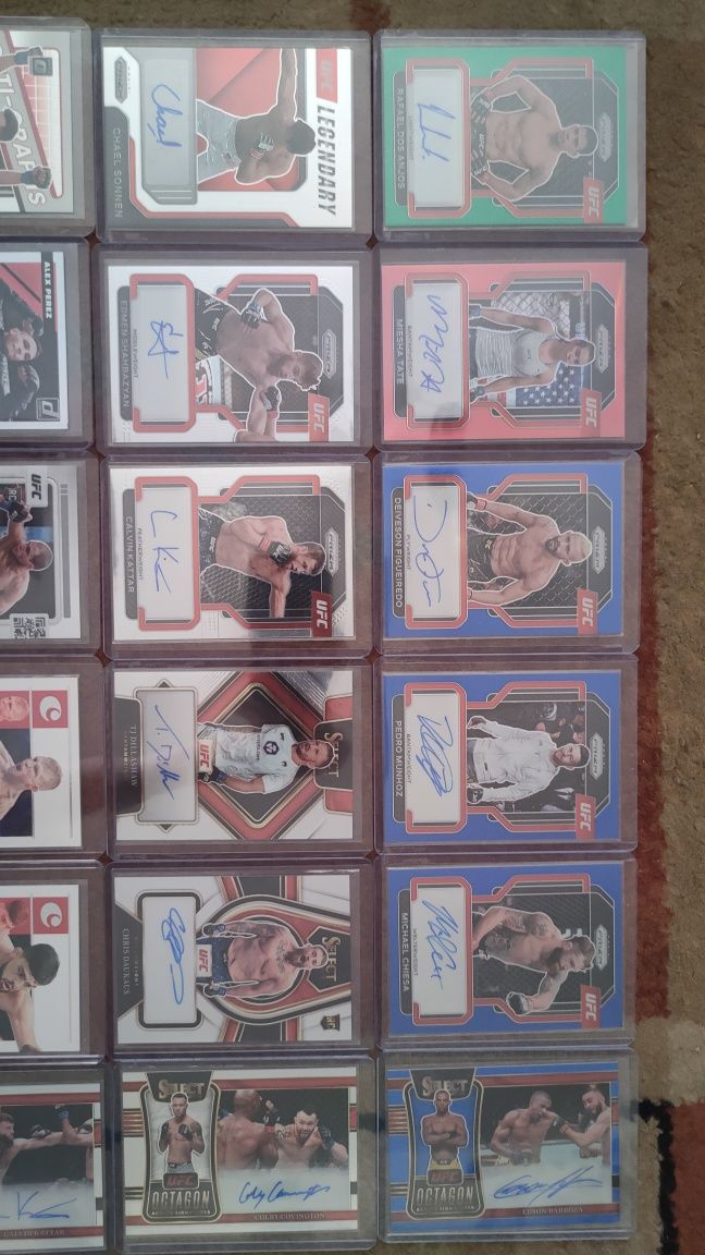 Karty sportowe UFC PANINI Autografy oraz Pamiątki MMA