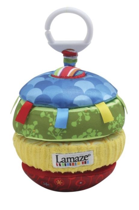Magiczna kula 3w1 piramida rozkładana piłka klocki 0m+ Lamaze