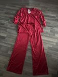 Dres welurowy bordo