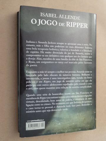 O jogo de Ripper de Isabel Allende - 1ª Edição