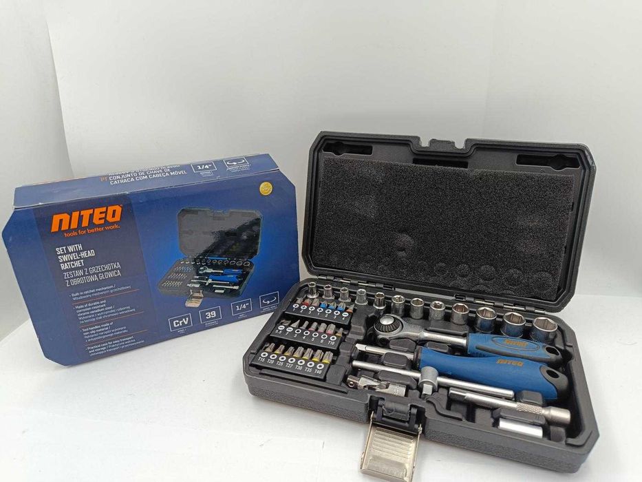 Zestaw Kluczy Nasadowych NITEO 39 elementów GRZECHOTKA 
od Loombard