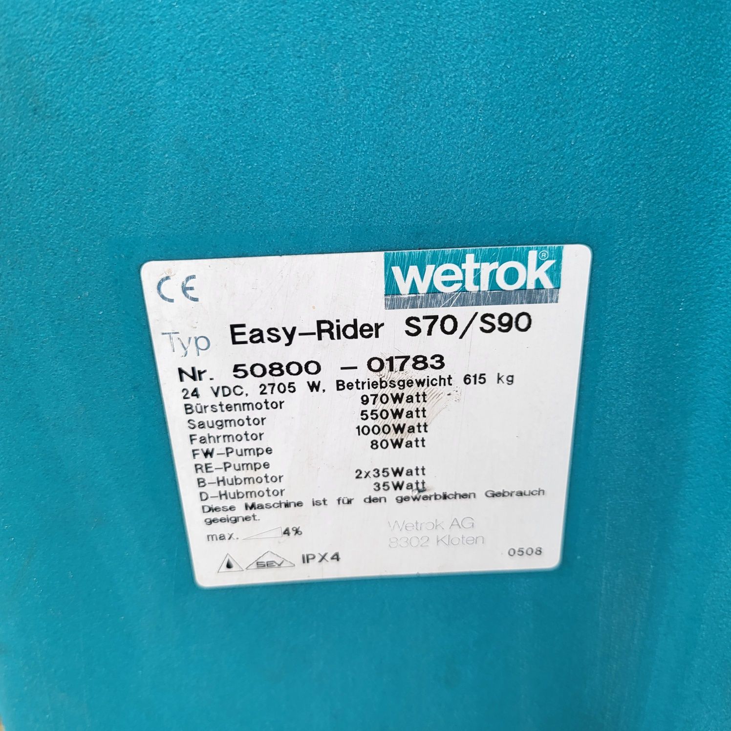 WETROK szorowarka samojezdna Easy-Rider S70/S90 na części