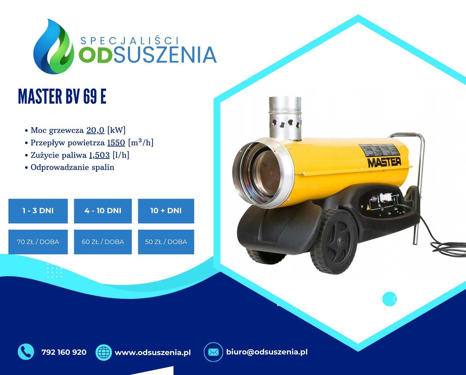 Wynajem nagrzewnice elektryczne | Nagrzewnice olejowe | Nagrzewnica