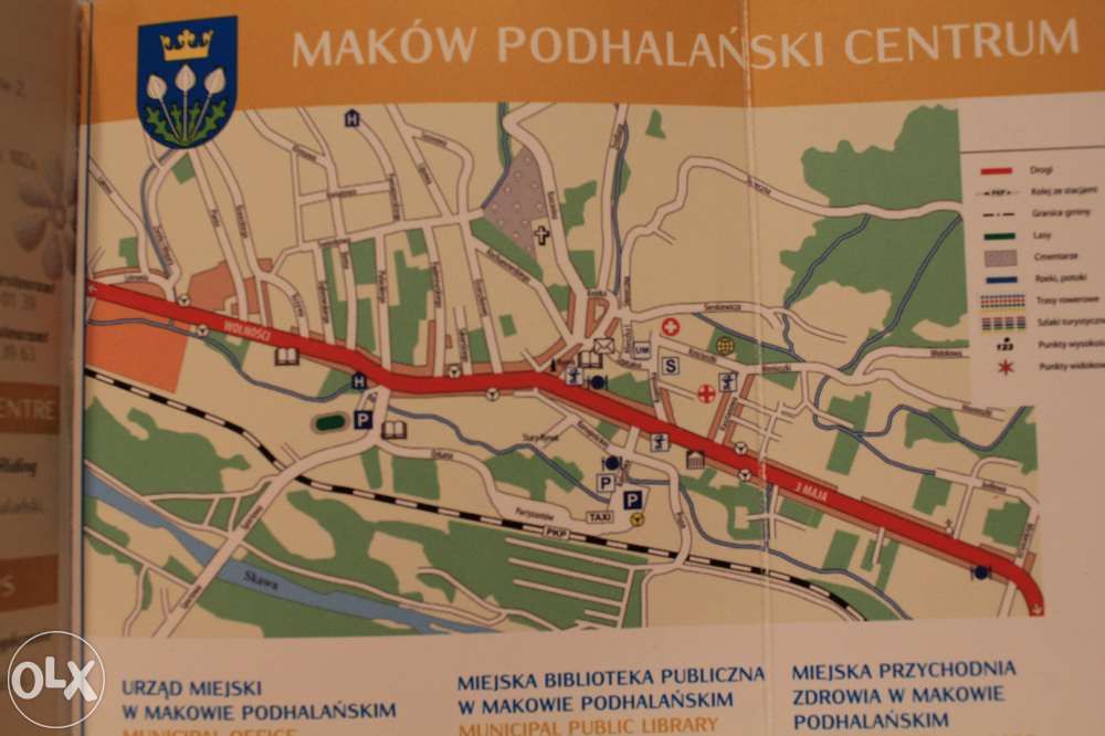 Gmina Maków Podhalański-informator -mapa-839