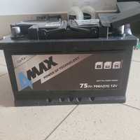 Akumulator 4max 75Ah 700A jak nowy