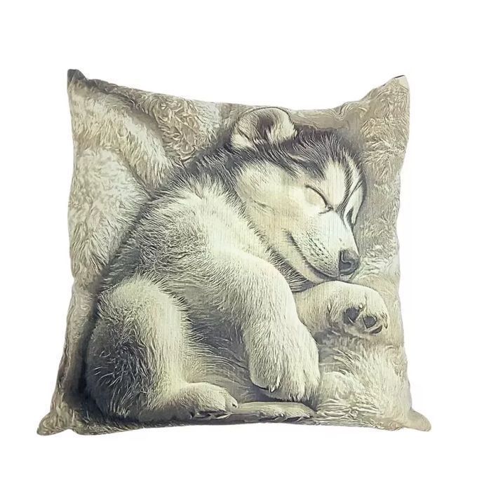 Poszewka dekoracyjna drukowana Husky 40x40 cm 2szt.