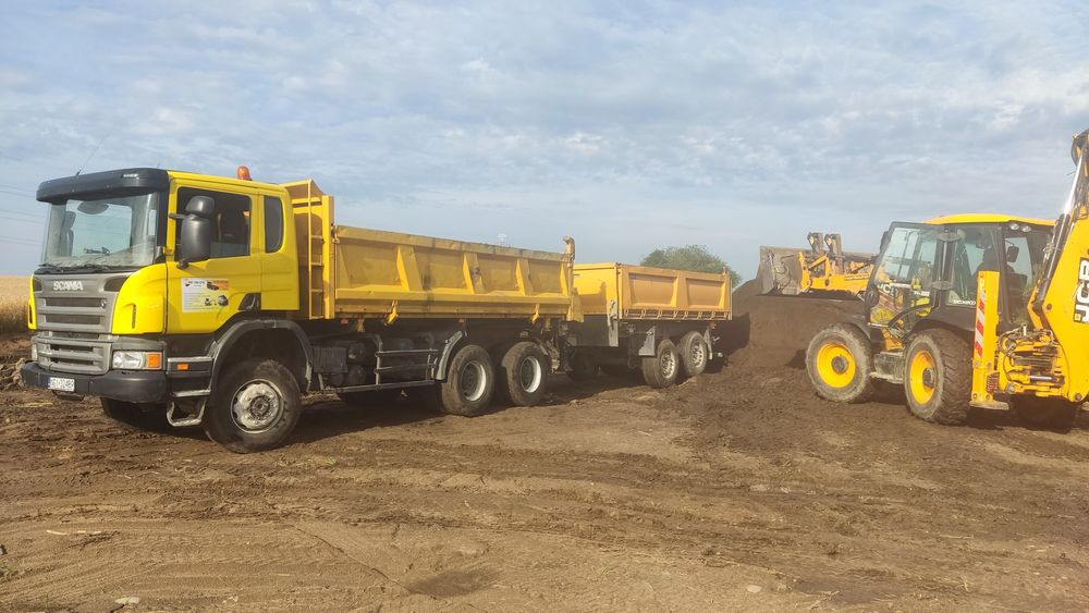 Transport wywrotka, wywrotka, pospółka, żwir , kamień od 3 do 30 ton