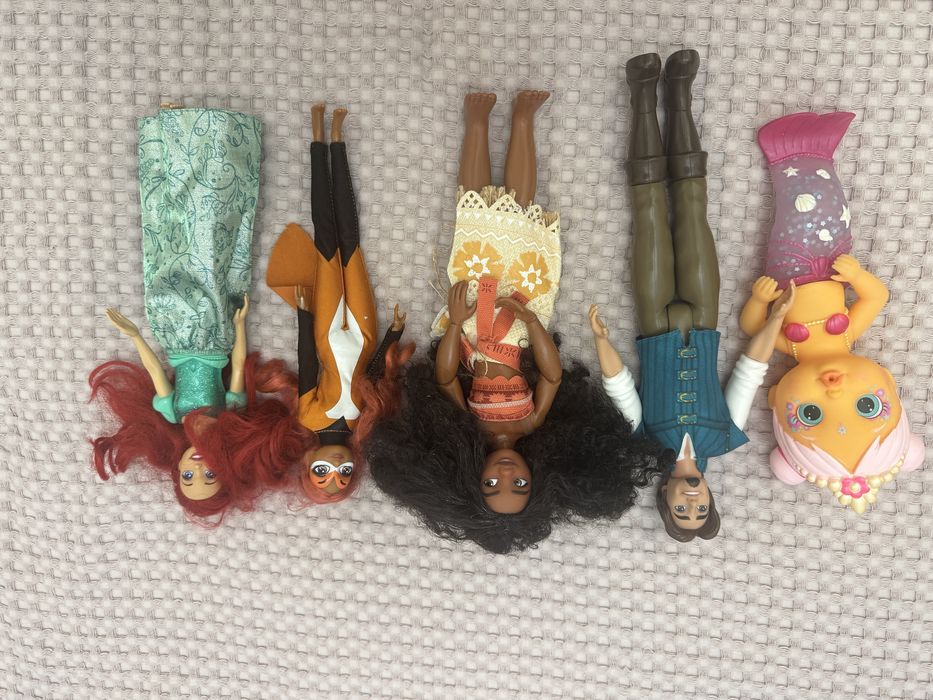 Куклы с м/ф Рапунцель, русалочка, Моана
