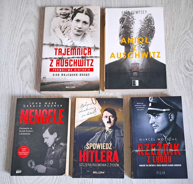 5 Woźniak Rzeźnik z Lyonu Dempsey Anioł z Auschwitz Ware Mengele Macht