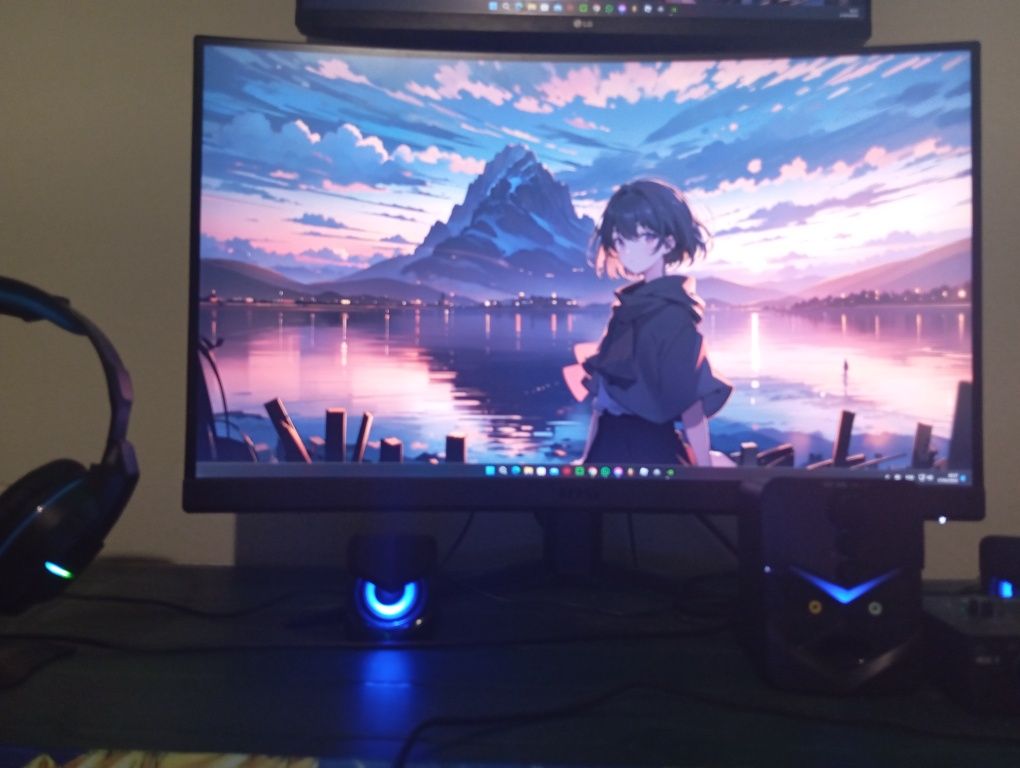 Monitor MSI 27" 165HZ Curvo (Troca ou venda]