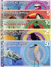 Banknoty Aldabra Islands.