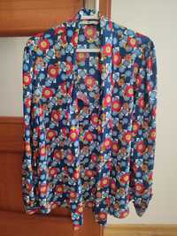 Bluzka koszulowa damska w kwiaty Tu L/XL