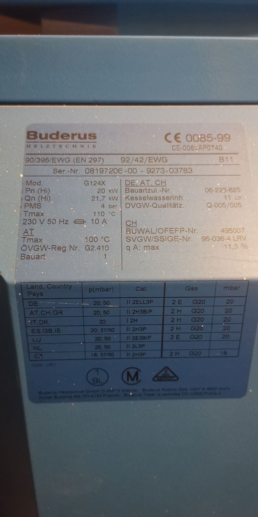 Buderus Logano G124