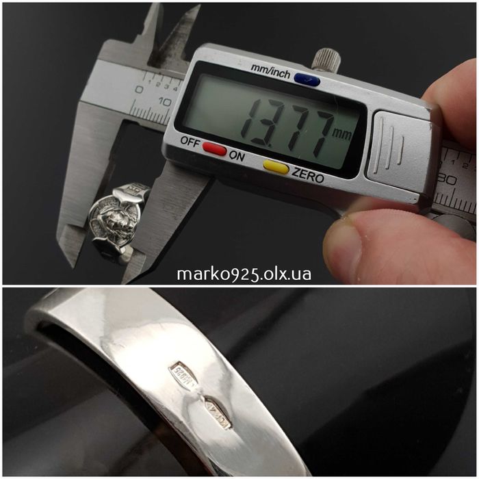 Чоловіча срібна каблучка оберіг Спаси і Збережи. Спас Нерукотворний