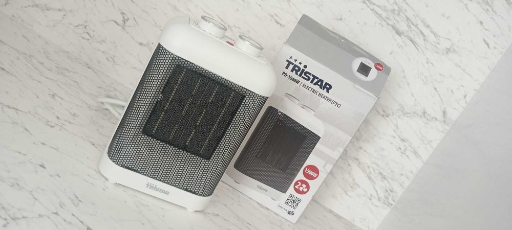 Termowentylator Ceramiczny Grzejnik Farelka 1500W Tripstar Biały