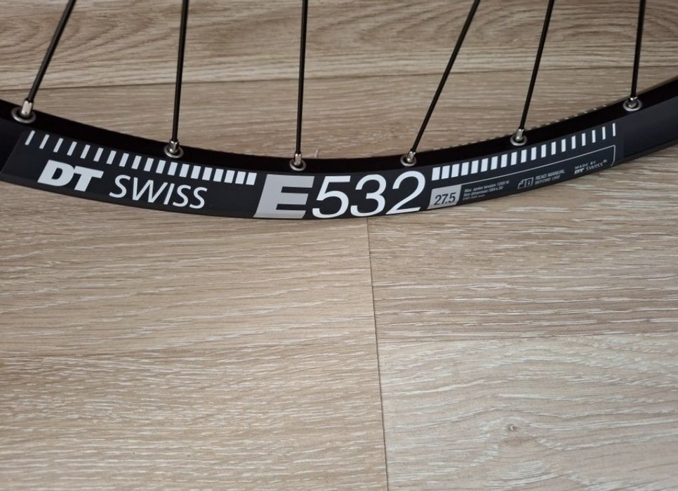 Nowe koło 27,5 dt swiss e532 novatec boost 12x148 lub 12x142 sztywna o