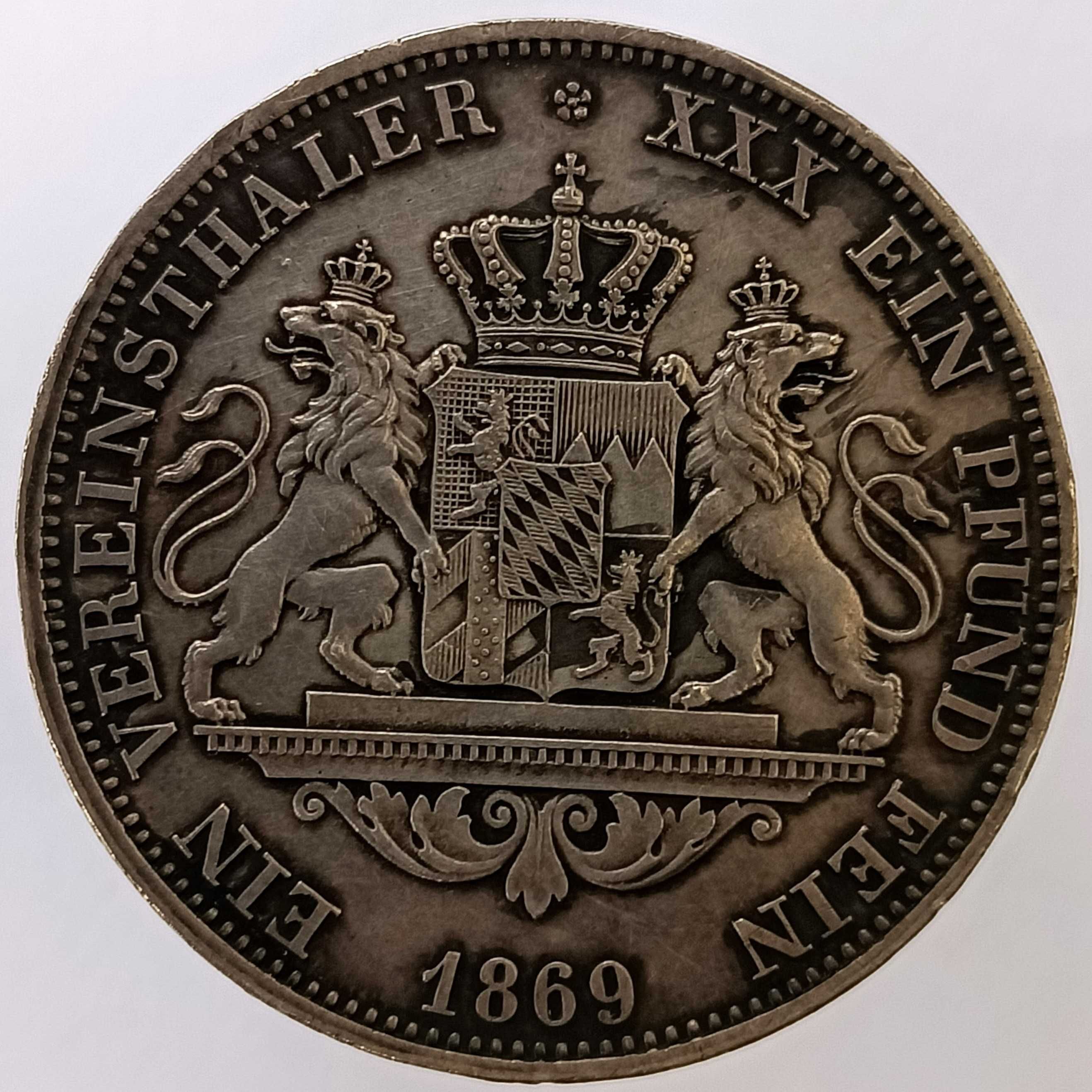 Ludwig II, Talar, 1869, Bawaria, Niemcy
