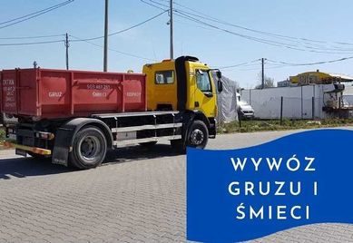 Wywóz GRUZU  kontenery i worki Big Bag