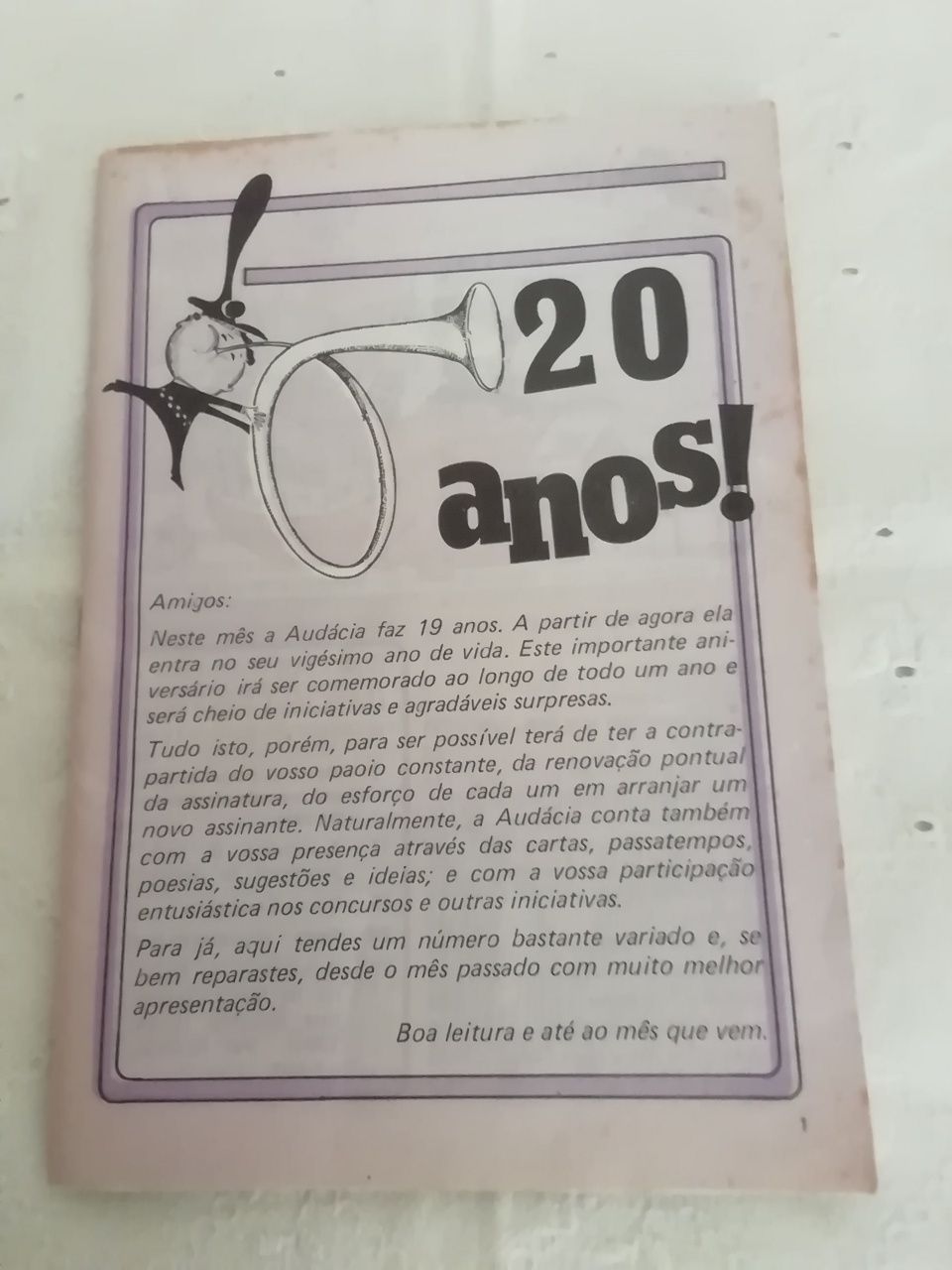 Revista Audácia - 20 anos