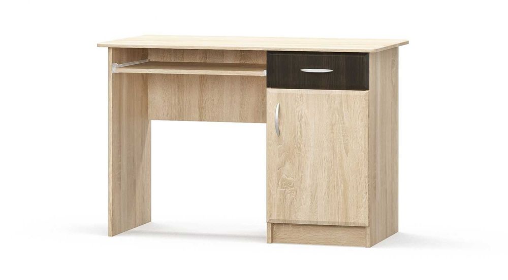 Стіл з тумбою та шухлядою, письмовий, офісний, робочий 110 см х 50 см