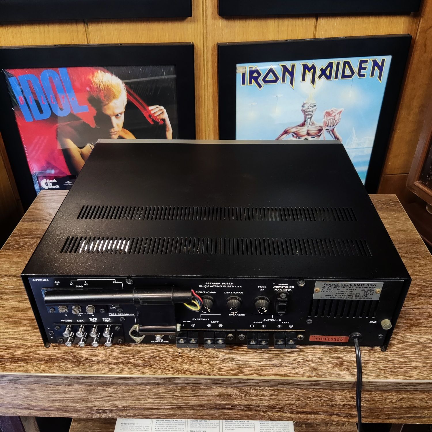 Amplituner Sansui Stereo tuner amplifier Solid State 350 Vintage