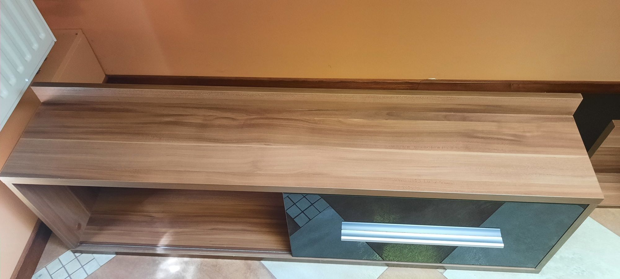 Meble do salonu 5 elementów Witryna Półka Szafki Komoda !GRATIS ŁAWA!
