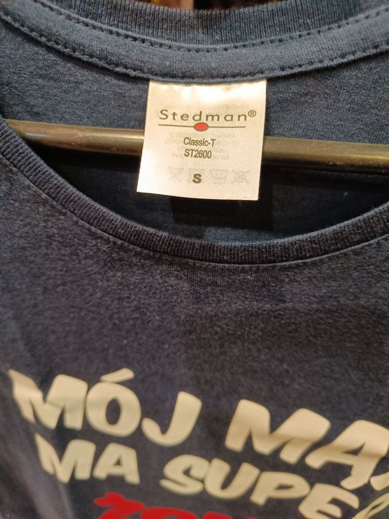 Zabawna koszulka dla żony, Mój mąż ma super żonę, t-shirt żona r. S