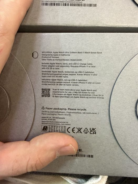 Apple Watch Ultra 3 Black 49mm NEW