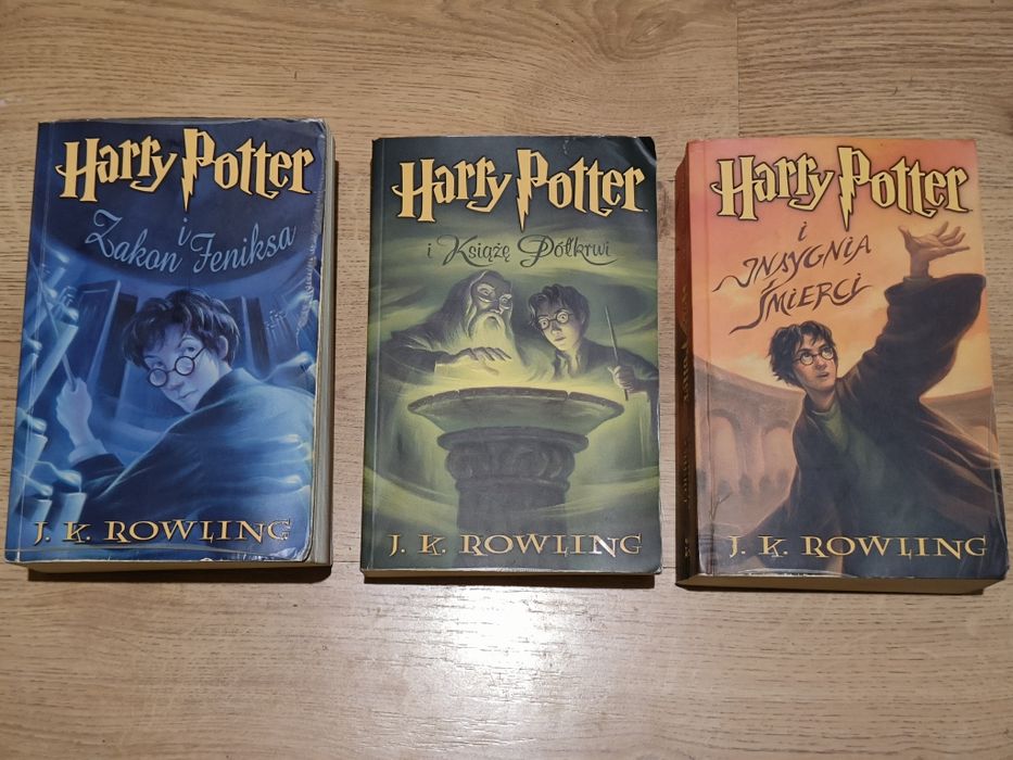 Harry Potter Oryginalne Książki J. K. Rowling Oryginalna Książka