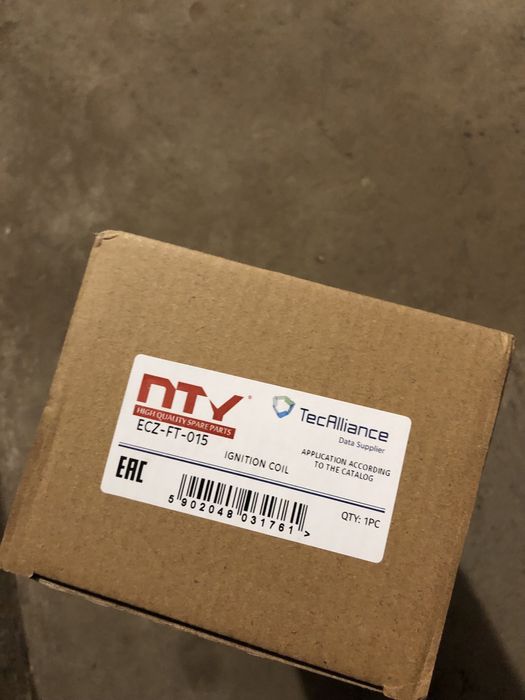 NTY ECZFT015 Котушка запалювання opel astra g, vectra b, c,zafira a2.2