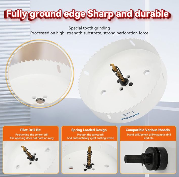 Mollom Otwornica Bi-Metalowa 73mm