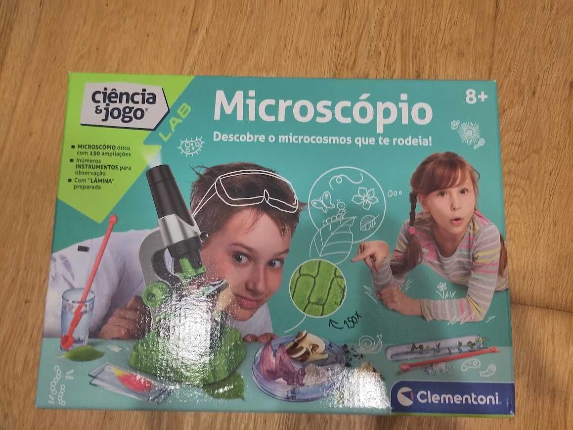 Microscopio criança clementoni NOVO