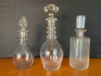 Licoreiras antigas em cristal