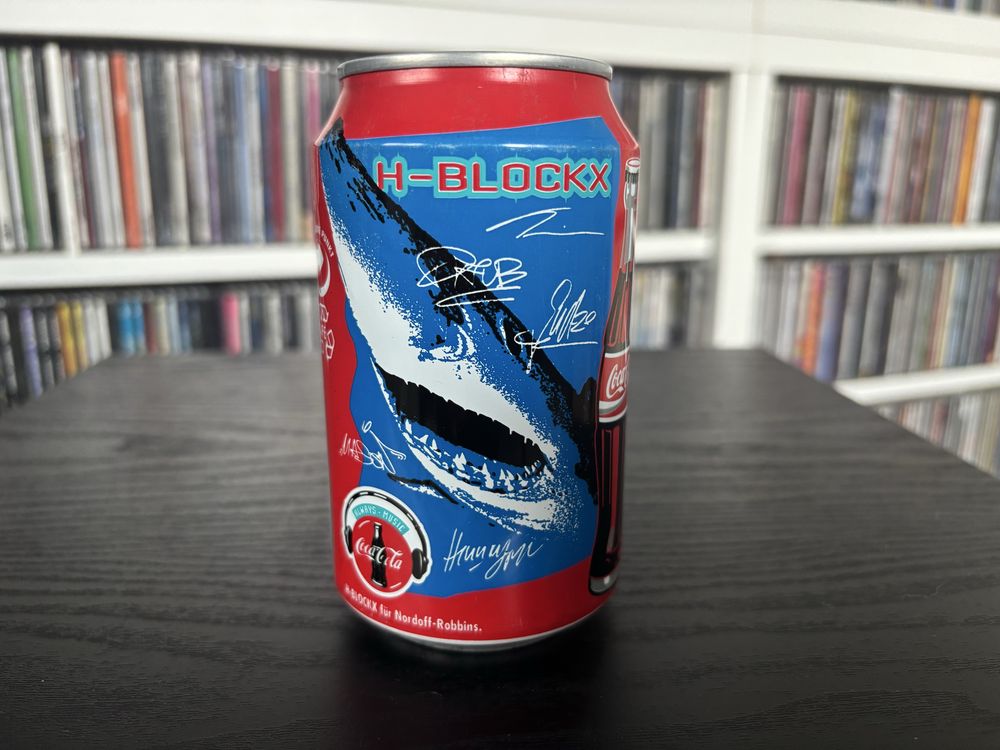 Puszka Coca-Cola H-BLOCKX lata 90 unikat!