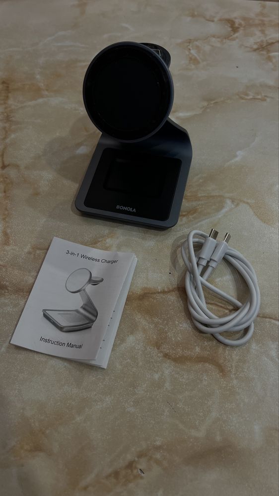 Магнітна Докстанція 3 в 1   Bonola 3 in 1 Smarter Charging Stand
