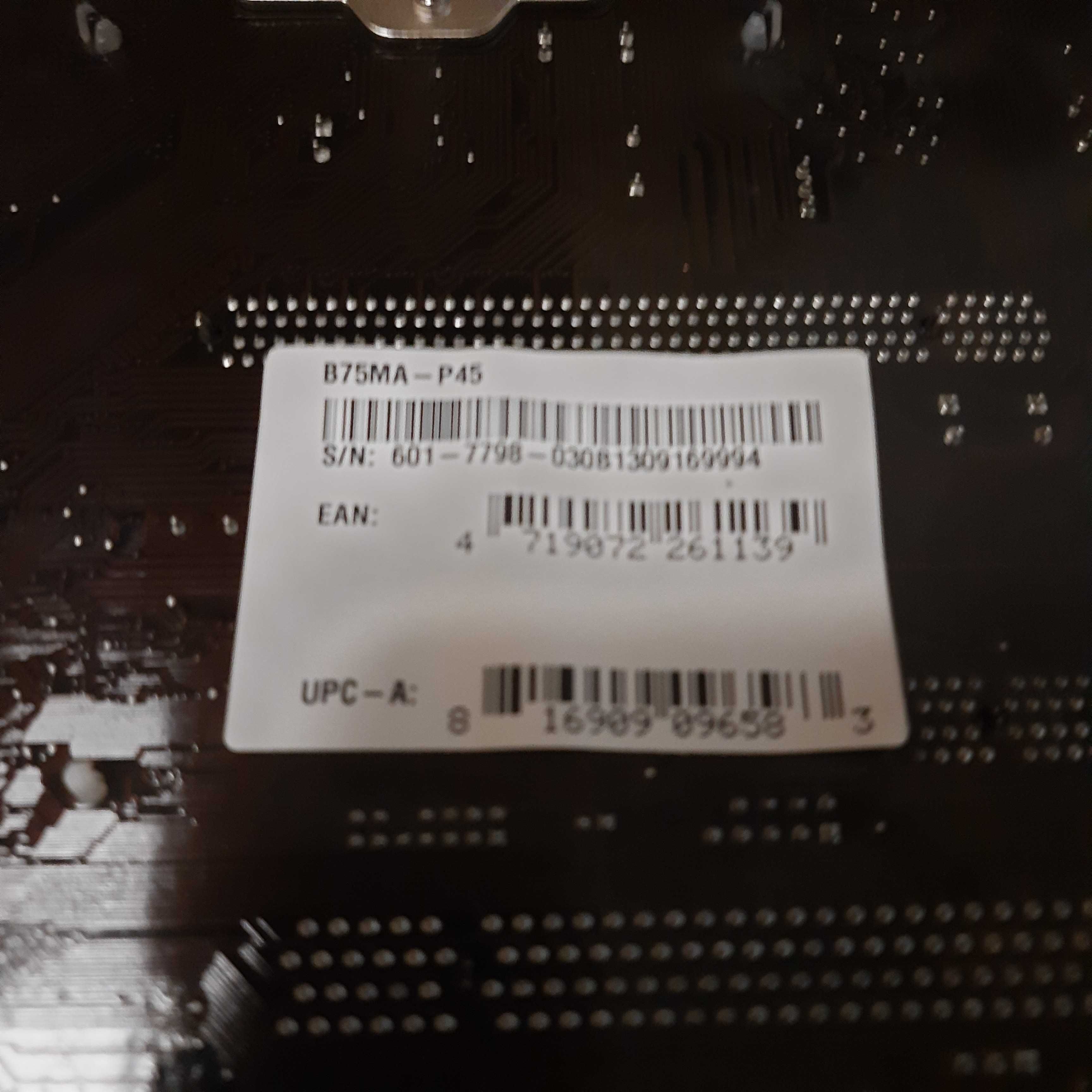 i5 3470+RAM 8gb Материнська плата MSI B75MA-P45 SATA-3,USB 3.0+кулер