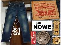 spodnie LEVIS 505 W32 W33 L32 pas 83 84 85 - 86 87 j. NOWE