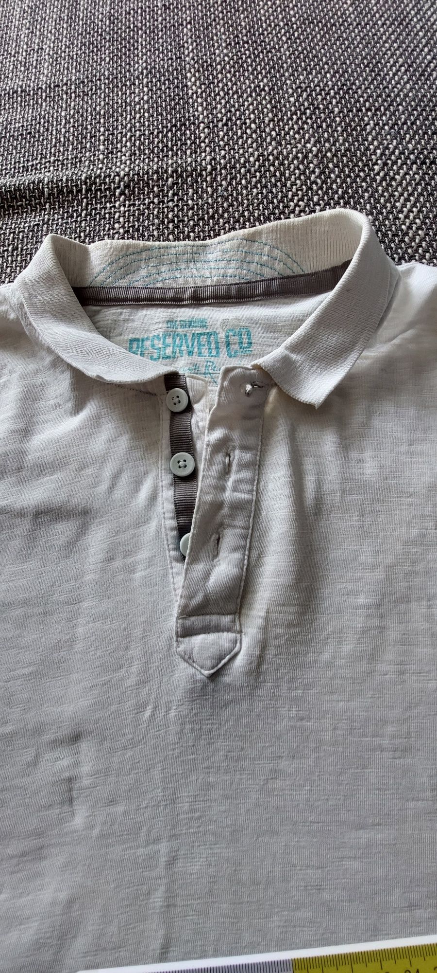 Bluzka męska Polo ecru roz xl firmy Reserved
