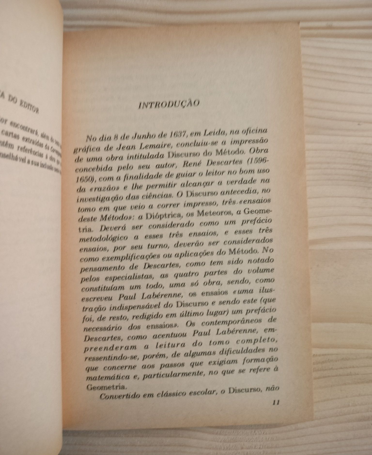 Discurso do Método . Descartes