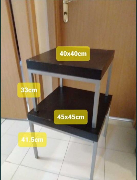 2 mesas de apoio IKEA