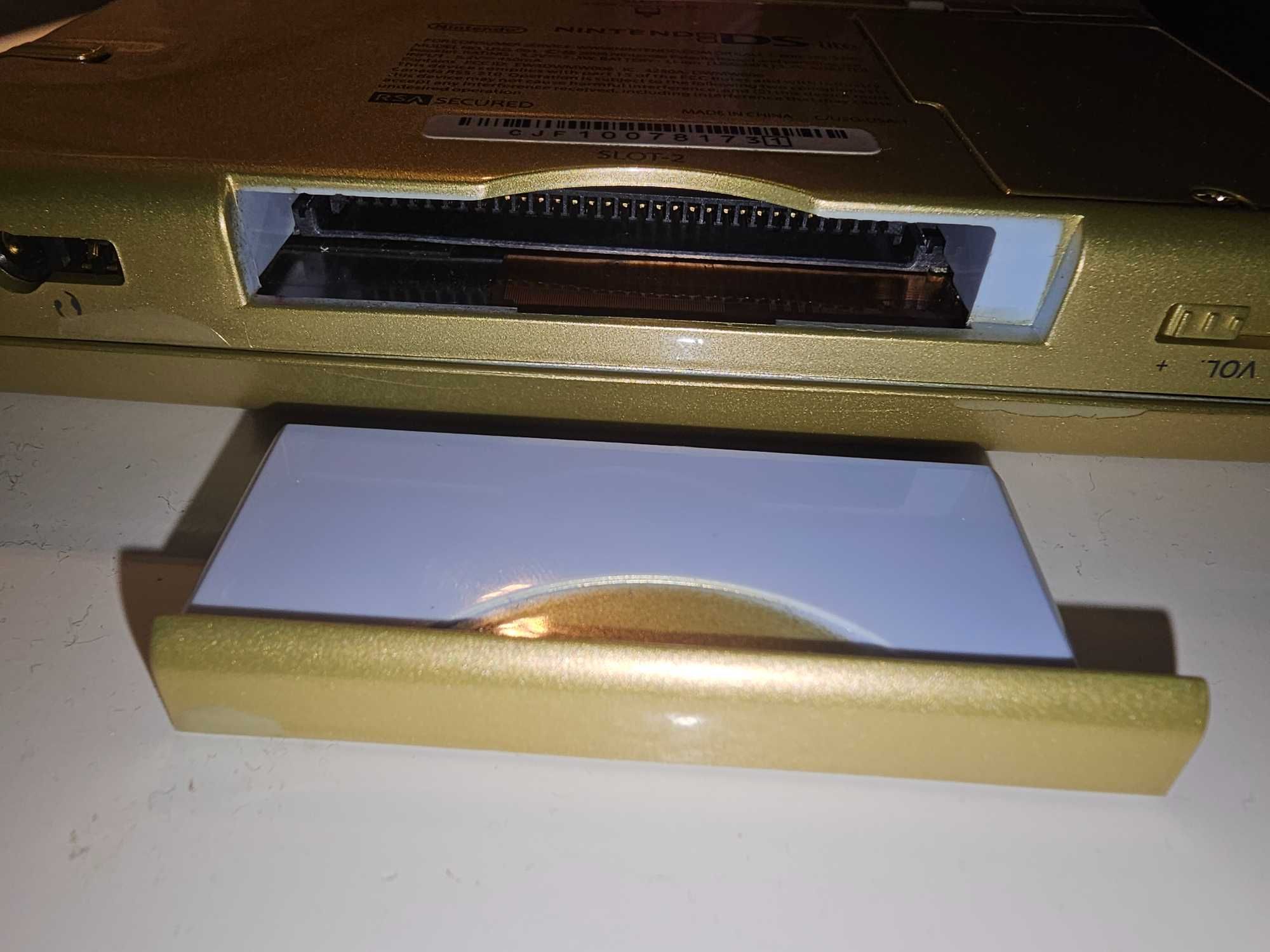 Nintendo DS LITE, złota, gold, konsola przenośna