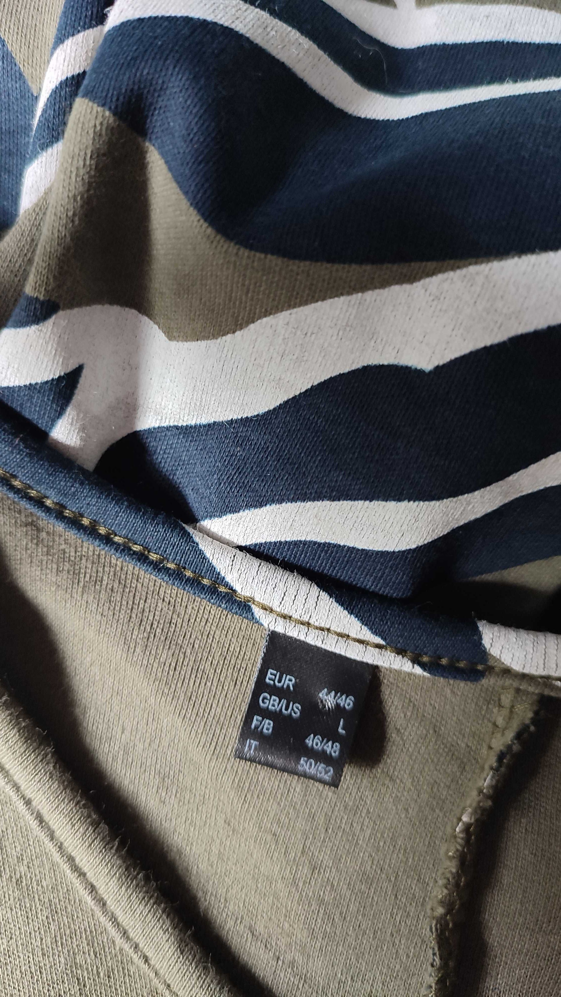 Sukienka princeska plus size we wzory bez rękawów bawełniana 44/46