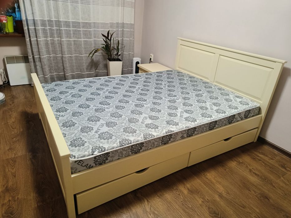 Ліжко Майя, 4 підліжкових ящика, тумба Стандарт