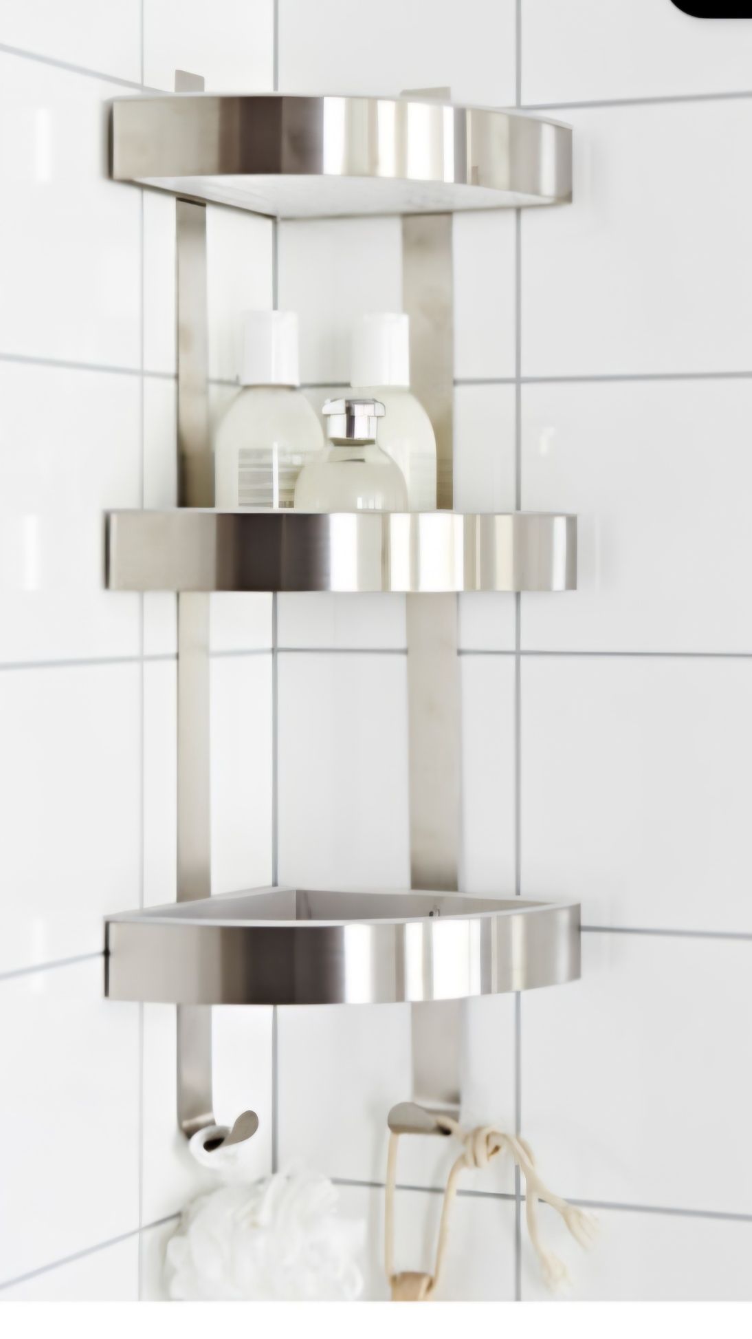 Nowa półka narożna łazienka  Ikea Grundtal
