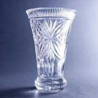vintage stary szklany wazon