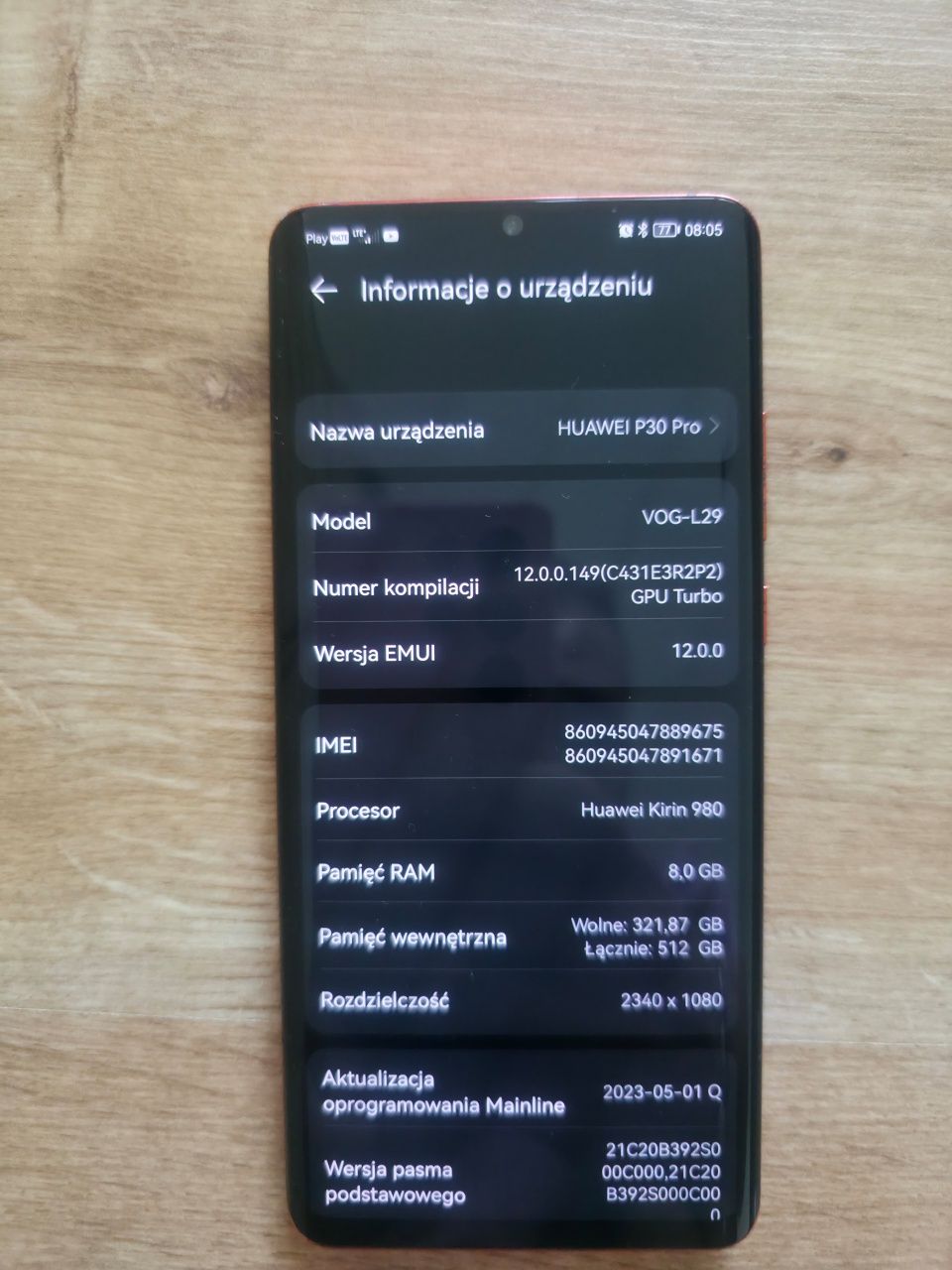 Huawei p30 pro 8/512