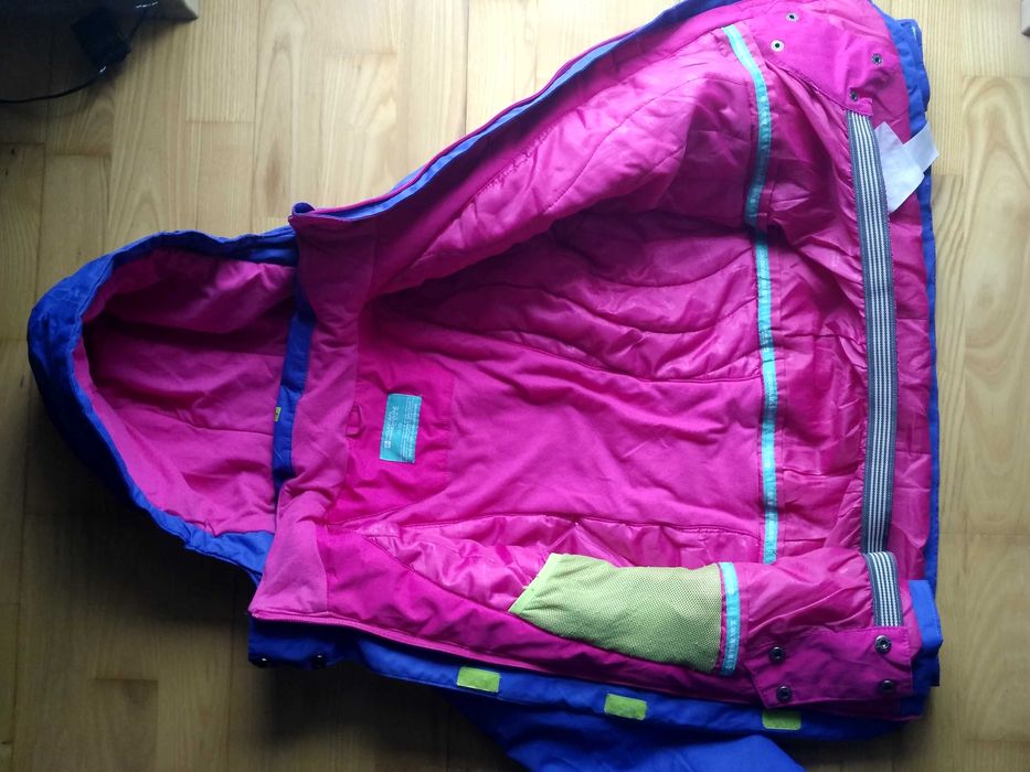 Kurtka dziecięca 140/146 zimowa ocieplana narciarska